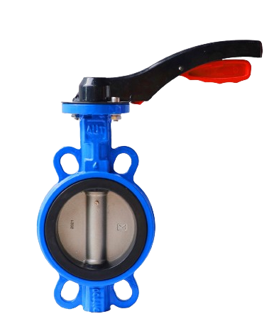 GPRO WAFER BUTTERFLY VALVE, MODEL: GBFUL-050, VALVE + ALUM. LEVER, CAST IRON BODY, SS316 DISC